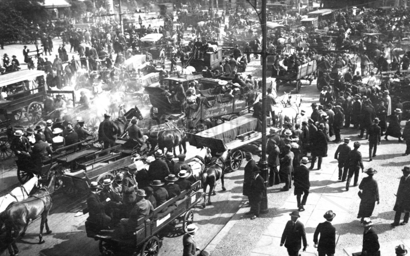 Berlin,  Verkhersstreik 1922