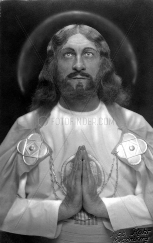 Schauspieler als Jesus,  1930