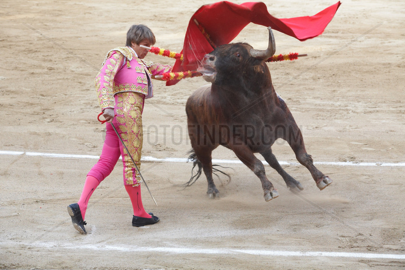 Barcelona (Spain) - Bullfight,  Corrida,  Stierkampf