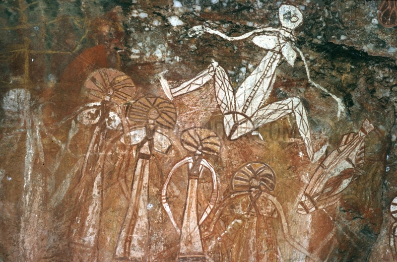 Hoehlenmalerei von Aboriginees
