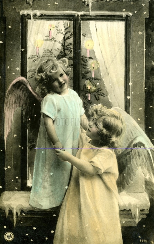 2 Kinder als Engel,  1920