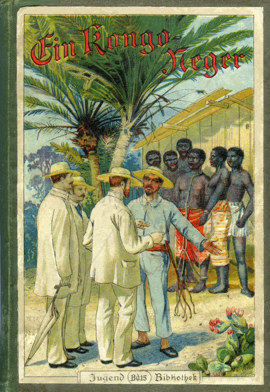 Ein Kongo Neger,  Buchtitel,  Jugendbuch,  1895