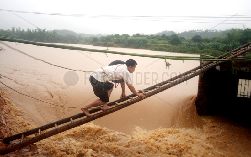 China,  Ueberschwemmung in der Guangdong Provinz