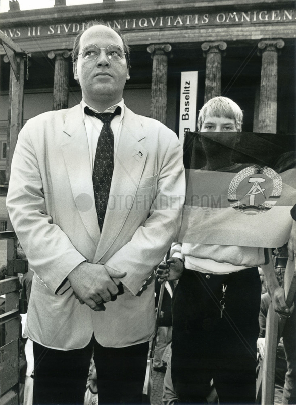 Gregor Gysi,  PDS Vorsitzender,  Ostberlin,  DDR,  Mai 1990