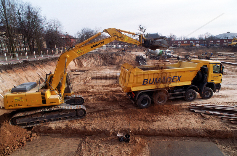 Baustelle der Firma Bumadex in Posen (Poznan),  Polen