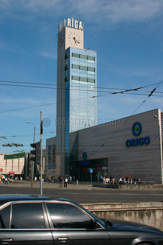 Lettland/Latvia/Riga. Einkaufzentrum in die Altstadt.