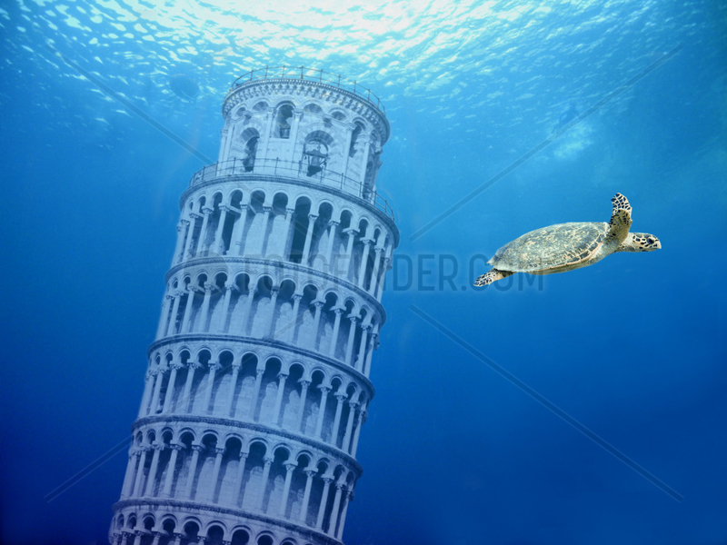 Zukunft,  Erhoehung des Meeresspiegels,  Pisa