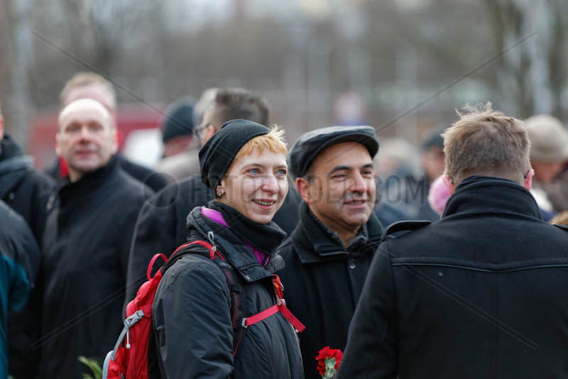 Berlin,  Deutschland,  Halina Wawzyniak,  Die Linke,  bei der Luxemburg-Liebknecht-Ehrung