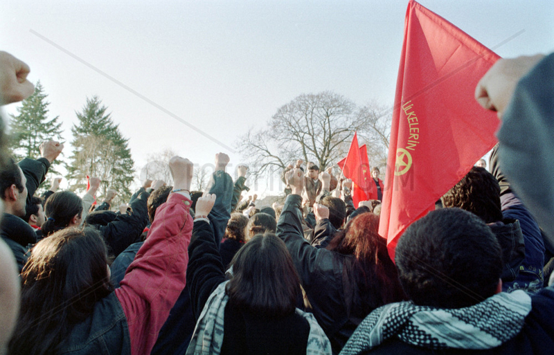 Berlin,  Aktivisten einer marxistisch-leninistischen Gruppierung