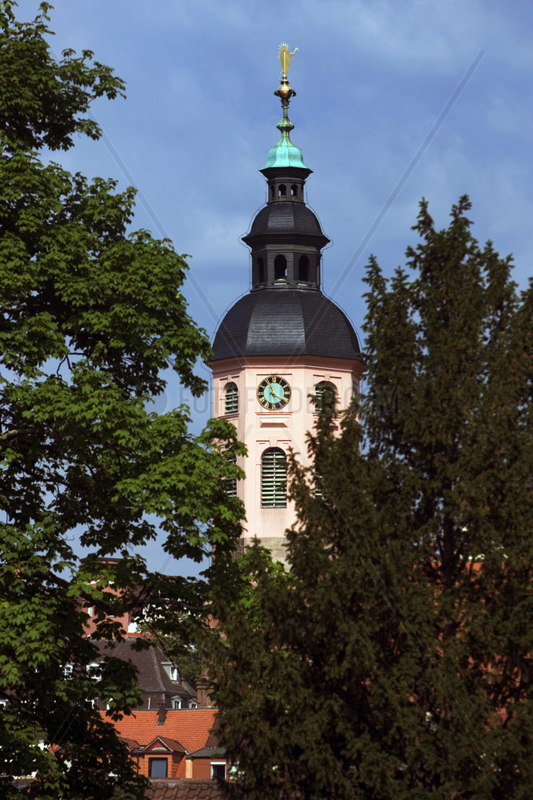 Baden-Baden,  der Turm der Stiftskirche