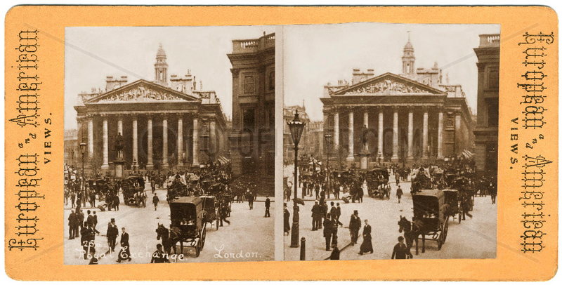 Boerse in London,  um 1890