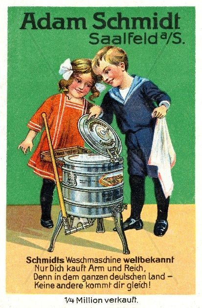 Waschmaschinenwerbung 1913