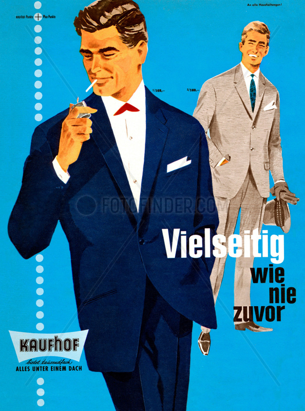 Kaufhof Herrenmode Prospekt 1963