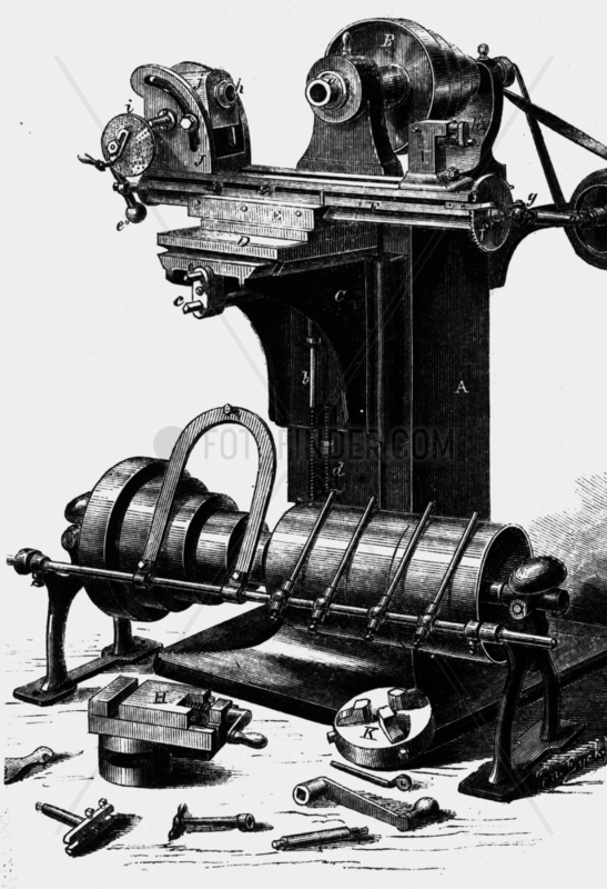First universal milling machine.