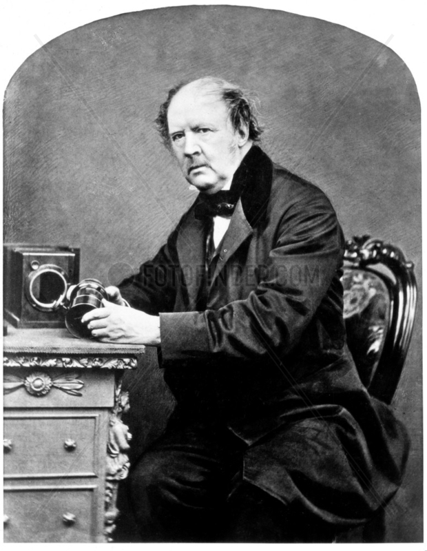 William Henry Fox Talbot,  pioneer photograper,  1860s.