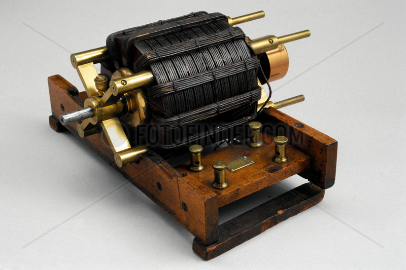 Original Tesla induction motor,  1887-1888.