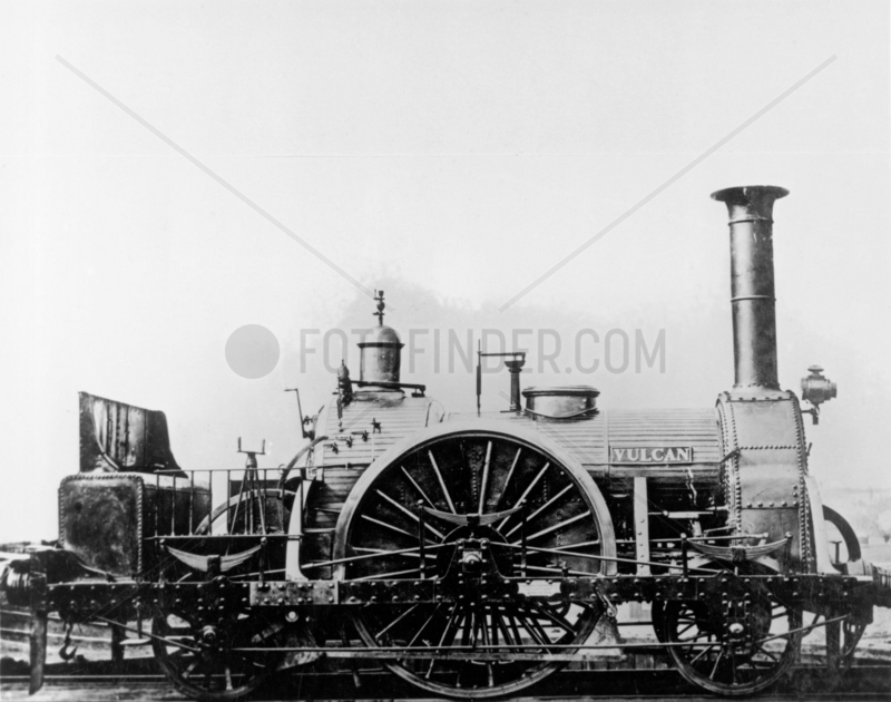 'Vulcan' steam locomotive,  late 19th Cent