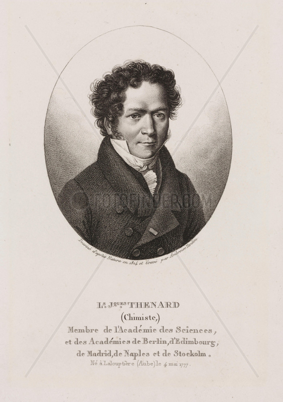 Louis Jacques Thenard,  French chemist,  1824.