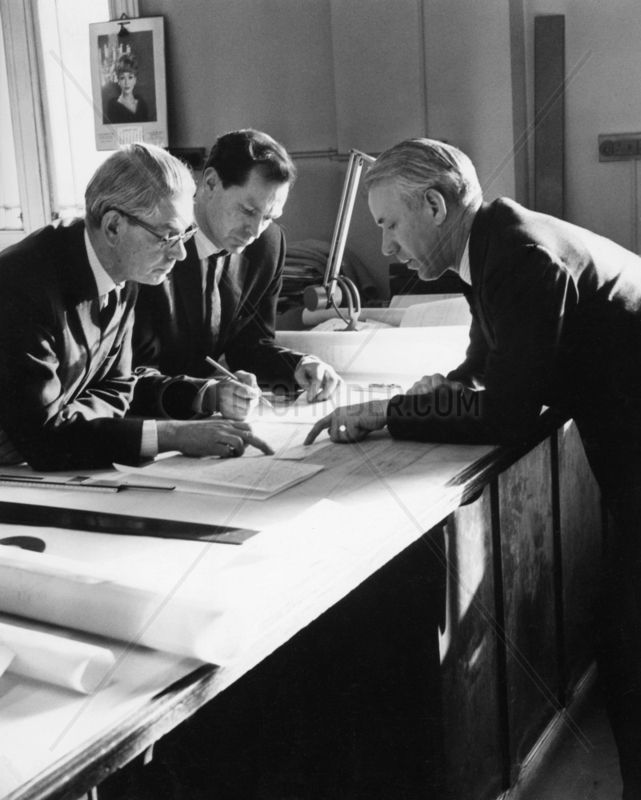 Naval architects discuss plans for Q4,  21 January 1964.