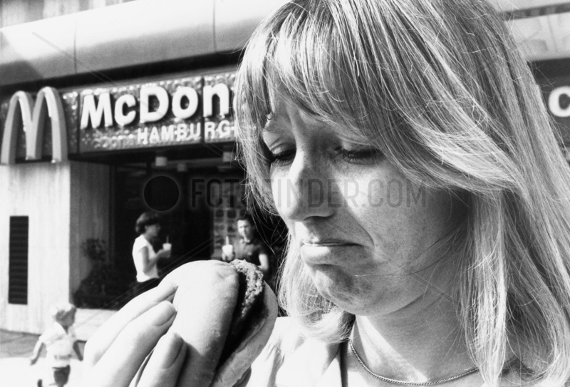McDonalds,  King Street,  Hammersmith,  August 1981.