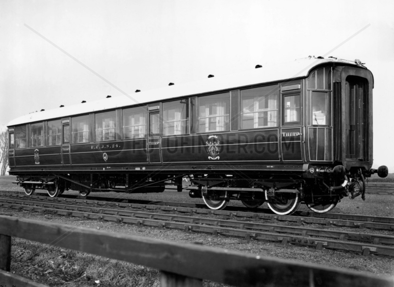 ECJS 24 third class carriage,  1907.