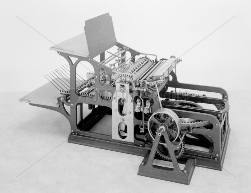 Koenig and Bauer's stop cylinder printing press,  1905.