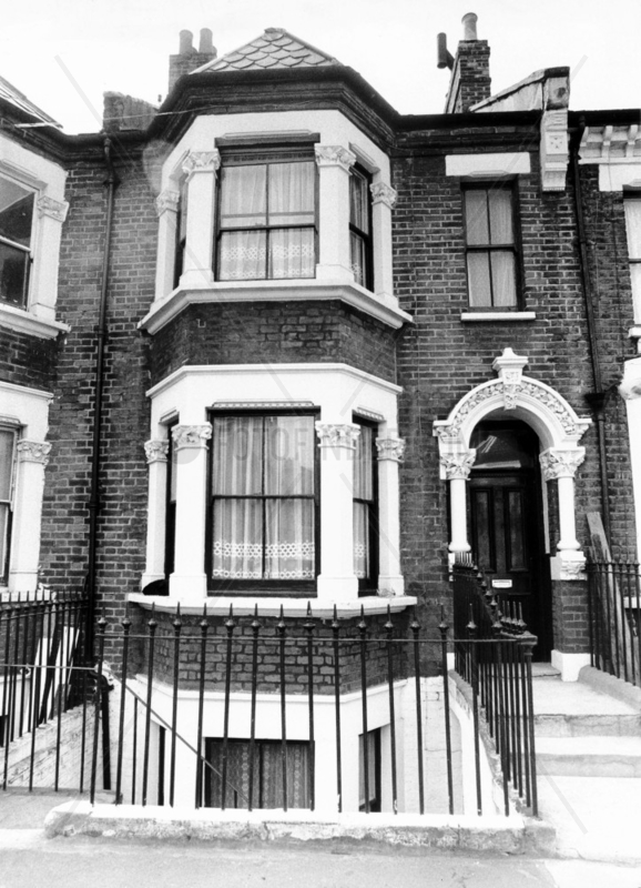 Three-storey house,  Chelsea,  London,  August 1979.