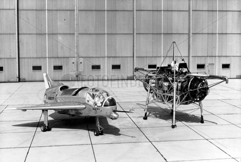 ‘Flying Bedstead’ and the Short SC1 VTOL research aircraft,  1950s.