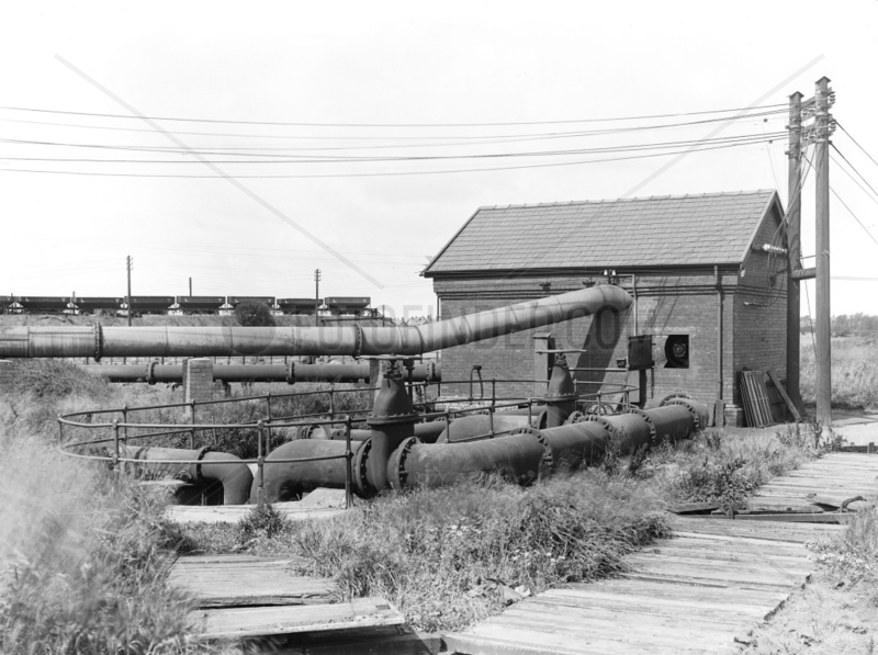 Boiler house at Formby power station,  Merseyside,  c 1928.