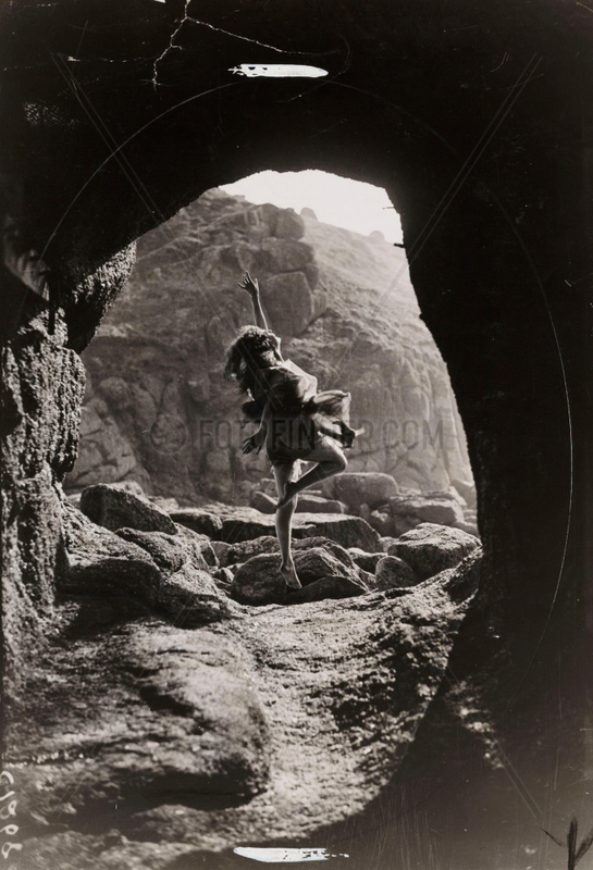 Miss Phyllis Fildes,  dancing instructress,  Land’s End,  Cornwall,  8 April 1933.