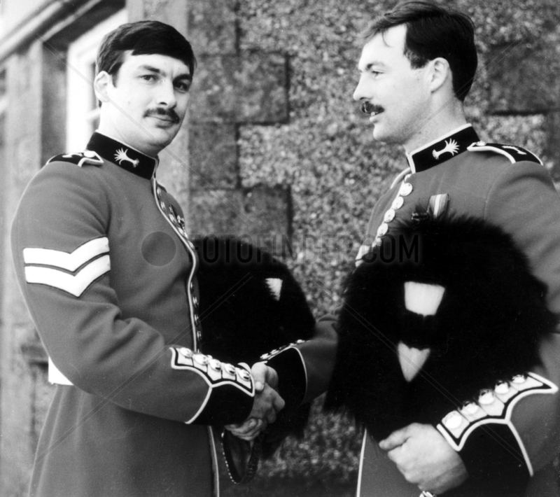 Andrew Bennett,  Falklands hero,  1980s.