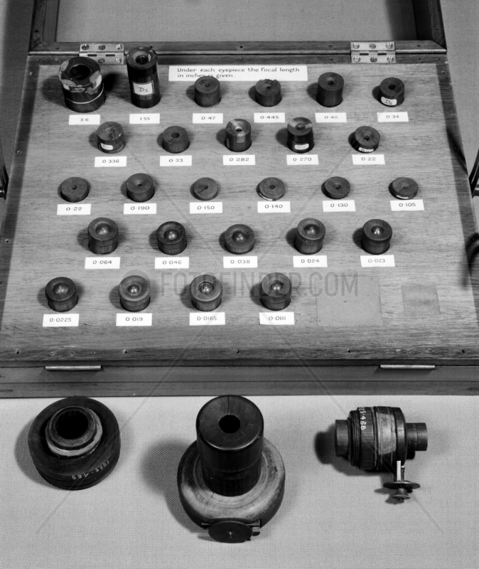 Selection of 26 eyepieces made by Sir William Herschel,  1780-1800.