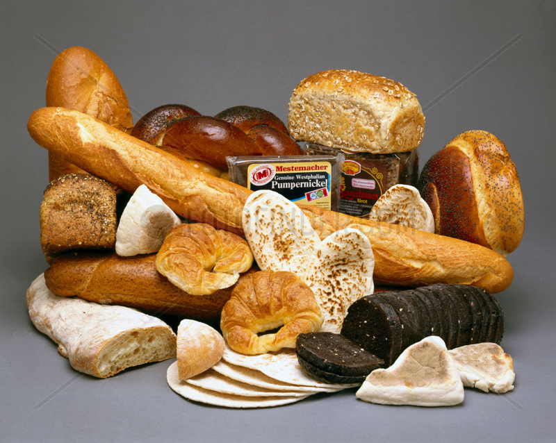 Bread from various countries,  1990s.