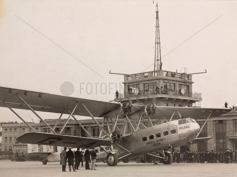 HP42 G-AAXF 'Helena' at Croydon Airport,  29 January 1932.