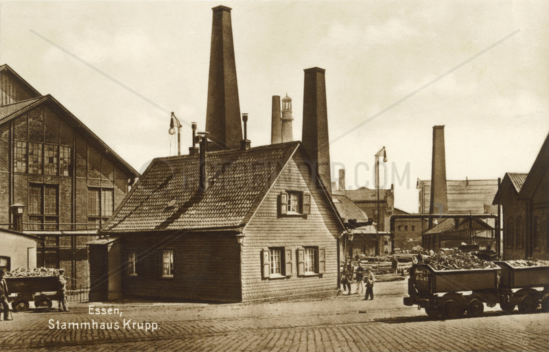 Krupp Stammhaus Essen,  um 1900
