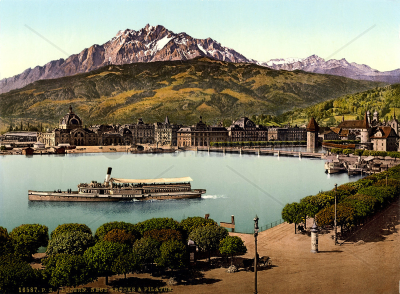 Luzern,  Vuierwaldstaetter See,  um 1899