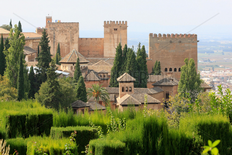 Alhambra,  Die Alcazaba