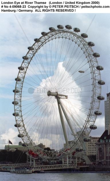 London 2000 - Riesenrad an der Themse