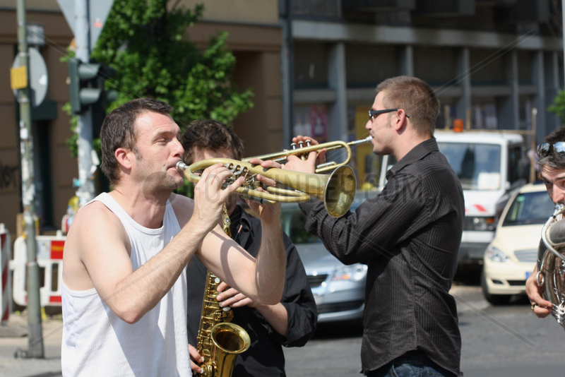 Strassenmusiker in Berlin