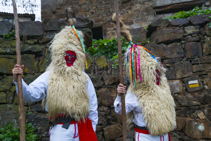 Carnival Sidros y Comedies ,  Valdesoto,  Asturias,  Spain,  Europe