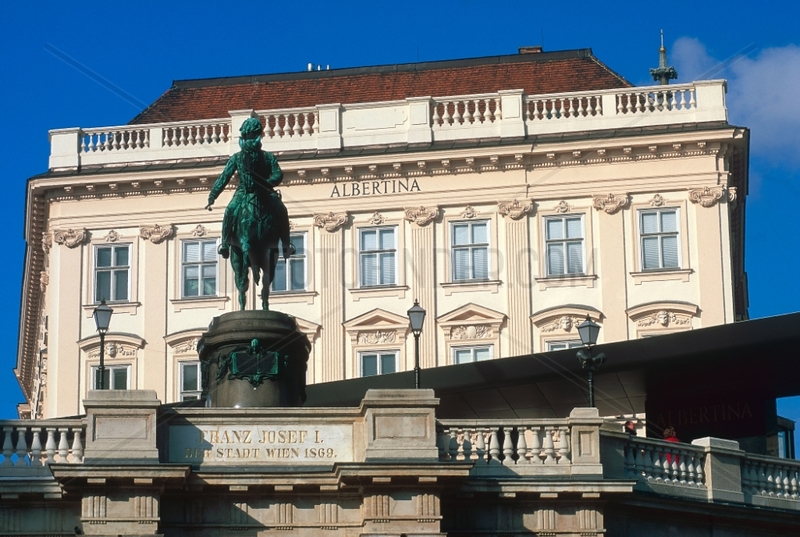 Albertina palace in Vienna Austria