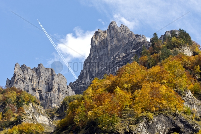 Cirque du Fer à Cheval in autumn - Sixt Passy Alpes France