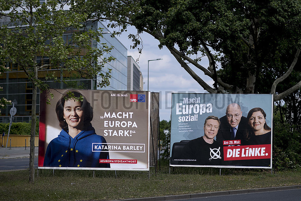 European Elections,  SPD,  Die Linke, European Elections,  SPD,  Die Linke