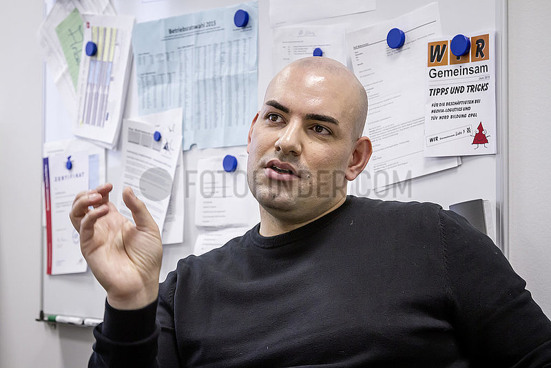 Yunus-Emre Yildirim,  Kandidat fuer den Betriebsrat bei der Betriebsratswahl 2018 in der Opel Group Warehousing GmbH