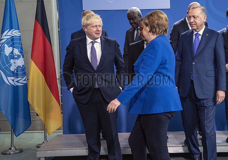Johnson + Merkel + Faki + Erdogan