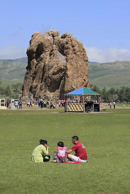 Taikhaar chuluu Felsen in der Mongolei