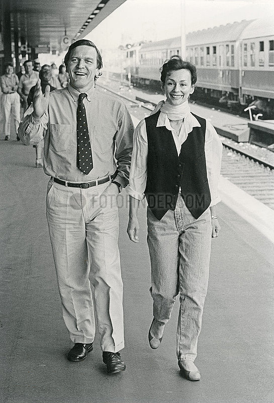 Gerhard und Hillu Schroeder,  Hannover,  Mai 1986