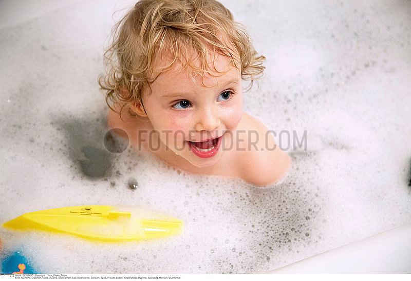 CHILD TAKING A BATH