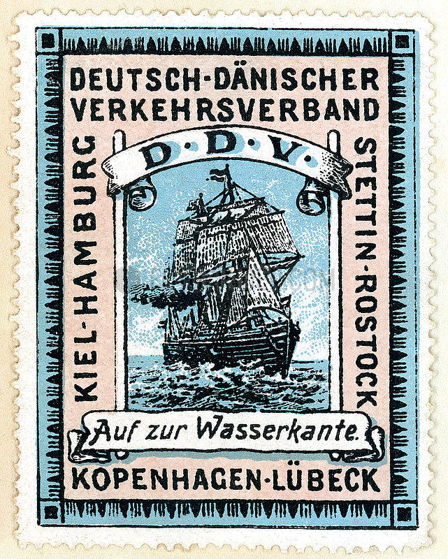 Deutsch-daenischer Verkehrsverband,  Werbung,  1912