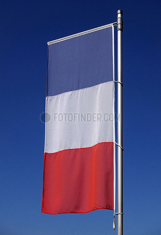 Plittersdorf,  Deutschland,  Nationalfahne von Frankreich
